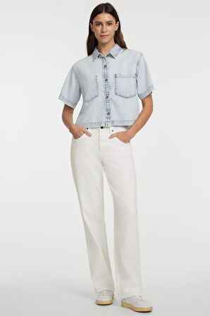 Guess Kadın Gömlek-W5GH0FD5M83