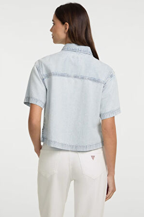 Guess Kadın Gömlek-W5GH0FD5M83