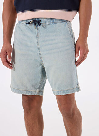 Erkek Regular Fit Desenli Denim Şort M5GD35D5M51GAL1 GJ JOGGER DENIM S