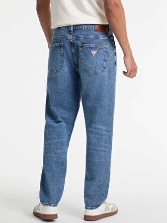 Guess Jeans GJ G15 RELAXED TAPER Erkek Mavi Jeans M5GA90D5M53-GJMD
