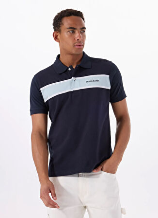 Guess Jeans Desenli Çok Renkli Erkek Polo T-Shirt M5GP29KCJV1F7TW GJ SS STRIPED EMBR