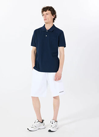 Beyaz Erkek Loose Fit Desenli Sweat Şort M5GD49KCPR1G011 GJ REG EMBRO SHORT