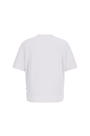 Erkek GJ CN SS Önde Logo T-Shirt - Beyaz | L