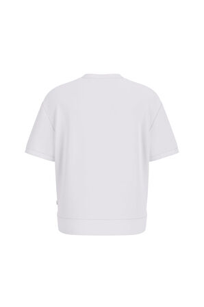 Erkek GJ CN SS Önde Logo T-Shirt - Beyaz | L