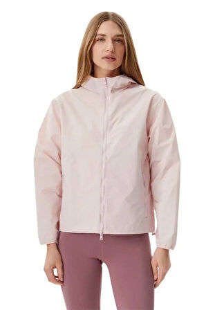 Kadın GJ Katlanabilir Rüzgarlık Mont - Pembe | M