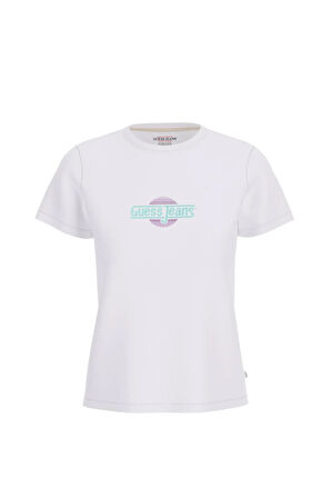 Guess Kadın Tişört-W5GI26J1314Beyaz