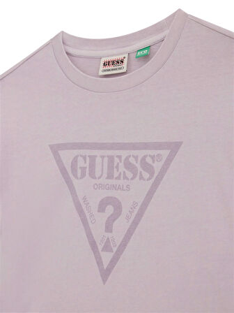 Guess Kadın  Vintage Triangle Bol Tişört