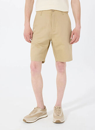 Guess Regular Fit Bej Erkek Şort M5GD47WFIC0G1FE CLEMENT TWILL SHRT