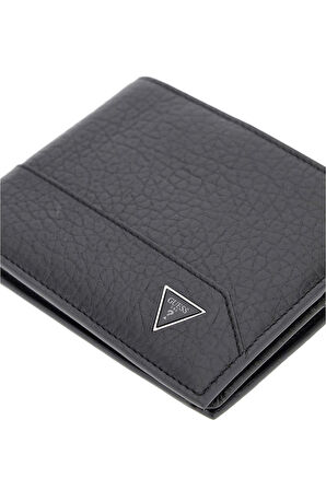 Erkek Dokulu Deri Cüzdan - Siyah | undefined