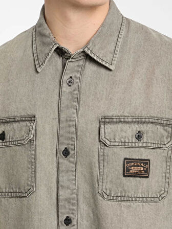 Guess Erkek  Koyu Mavi  Denim Gömlek