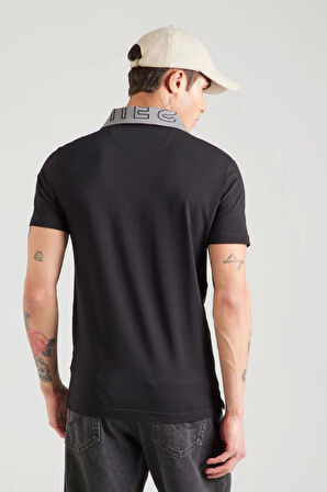Guess Erkek Siyah Nolan Polo Yaka Tişört
