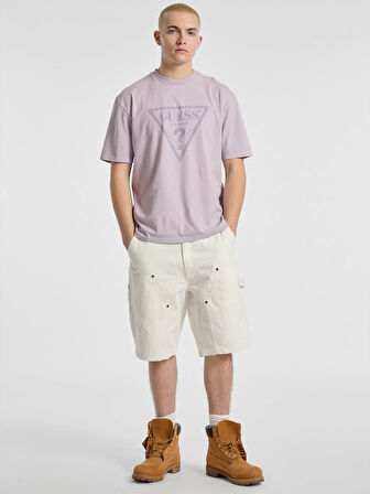 Guess Erkek BeyazPanel Detaylı Şort