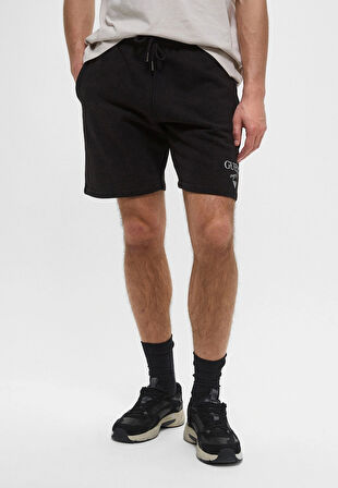 Guess Erkek Siyah Jogger Şort