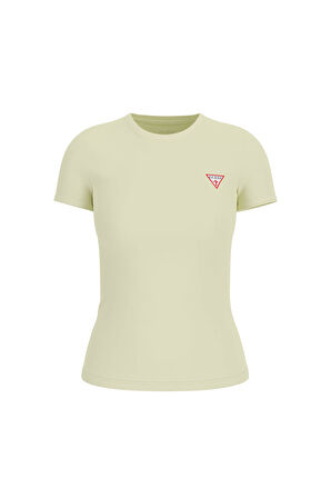 Kadın SS CN Mini Triangle T-Shirt - Yeşil | S