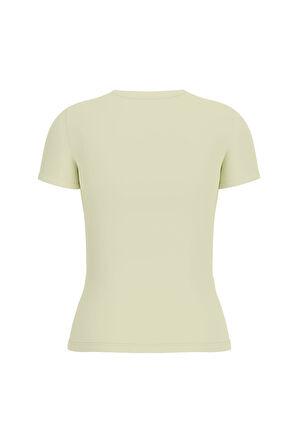 Kadın SS CN Mini Triangle T-Shirt - Yeşil | S