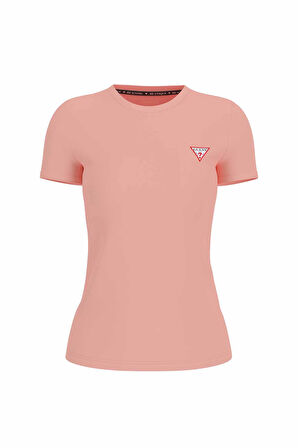 Kadın SS Cn Mini Triangle T-Shirt - Pembe | L