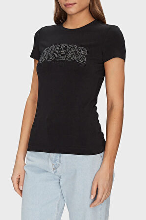 Guess Bayan T Shirt W5GI04 J1314 JBLK