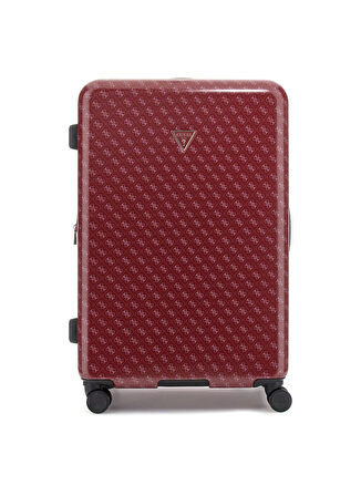 Guess Kahve Çekçekli Sert Valiz JESCO 8-WHEEL 22 IN - 99880