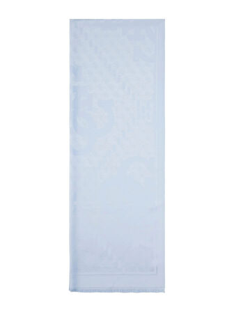 Guess Kadın Mavi Blaise Desenli Şal 70x180