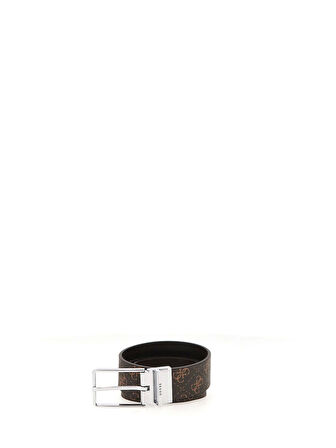 Guess Erkek Kahverengi Agueda Çift Taraflı Kemer