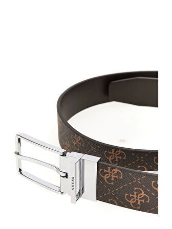 Guess Erkek Kahverengi Agueda Çift Taraflı Kemer