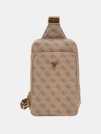Guess Milano Erkek Bej/Kahverengi Çapraz Askılı Çanta HMMILOP5226-BBO