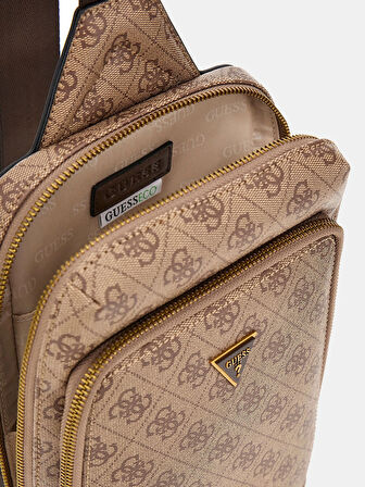 Guess Milano Erkek Bej/Kahverengi Çapraz Askılı Çanta HMMILOP5226-BBO
