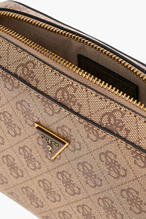 Guess Kadın Kahverengi Milano Mini Kamera Çantası