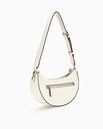 Guess Anadela Top Zip Logo Detaylı Omuz Çantası