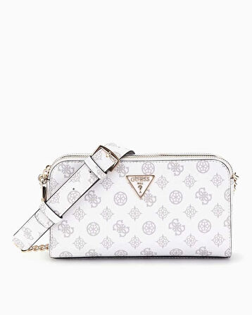 Guess Eco Erica Monogram Baskılı Çapraz Askılı Çanta