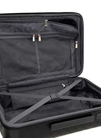 Guess Siyah Çekçekli Sert Valiz TWDP7452982