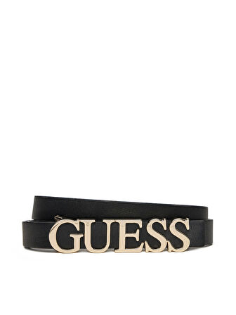 Guess Kadın Siyah Sansa Sabit Pantolon Kemeri 35 mm