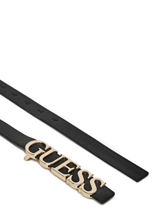 Guess Kadın Siyah Sansa Sabit Pantolon Kemeri 35 mm