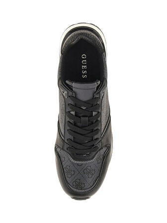 Guess Erkek Siyah 4G Logolu   Sneaker