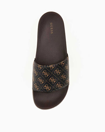 Guess Monogram Desenli Terlik