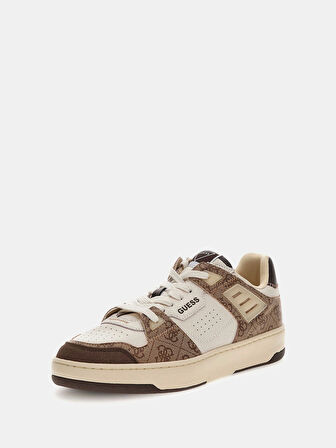 Guess Erkek Vincent Beyaz-Lacivert Ayakkabı