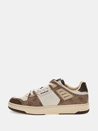 Guess Erkek Vincent Beyaz-Lacivert Ayakkabı