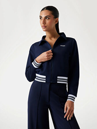 Guess Amaryllis Kadın Lacivert Aktif Sweatshirt V5GQ03KCYF2-A71W