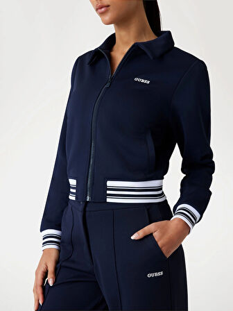 Guess Amaryllis Kadın Lacivert Aktif Sweatshirt V5GQ03KCYF2-A71W