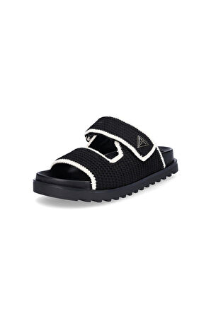 Guess Kadın Siyah Fadenna Siyah-Krem Sandalet