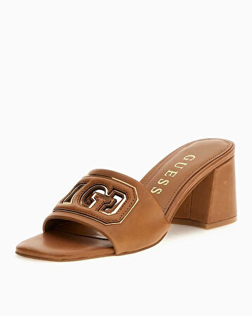 Guess Gals Logolu Topuklu Sandalet