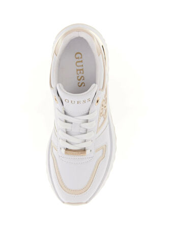 Guess Kadın Beyaz Koyaa 4G Ve Peony Logolu Sneaker