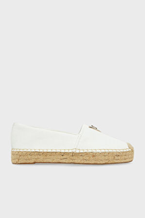 Guess Bayan Espadril FLJLND LEA14 WHITE