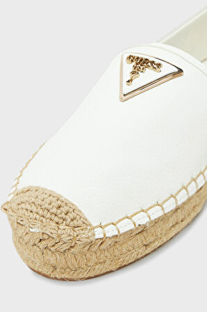 Guess Bayan Espadril FLJLND LEA14 WHITE