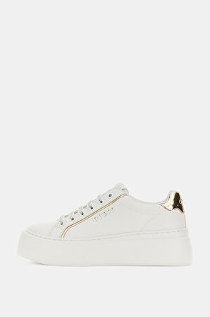 Kadın Ameria Logo Yazılı Sneaker - Beyaz | 40