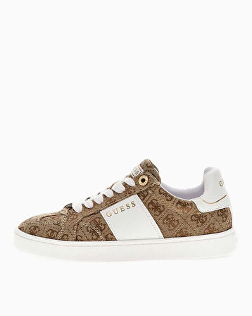 Guess Jrone5 Monogram Baskılı Sneaker