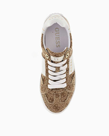 Guess Jrone5 Monogram Baskılı Sneaker