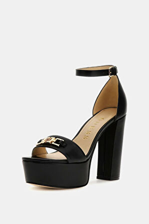 Kadın Settle Deri Ayakkabı - Siyah | 39