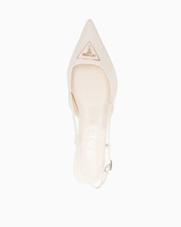 Guess Jeson2 Logo Detaylı Mini Topuklu Stiletto