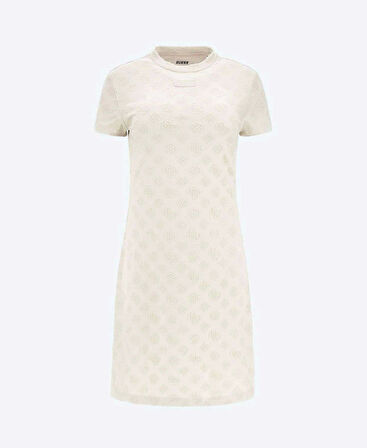 Guess Kadın Peony Jakarlı Elbise